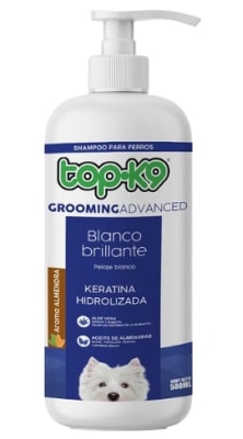 SHAMPOO TOPK9 PELO BLANCO 500 ML1