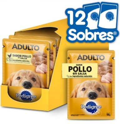 SOBRE PEDIGREE POLLO X 12 UN