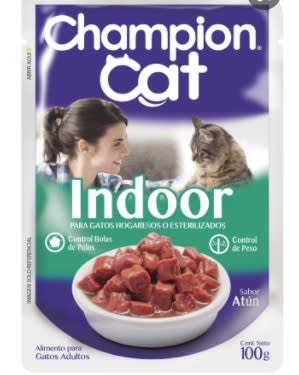 SOBRE CHAMPION CAT INDOOR ATUN 100 GR