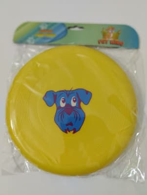 FRISBEE PERRO AMARILLO 22X21