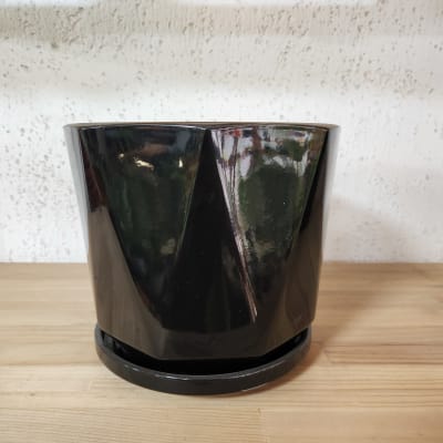 Maceta Cerámica Diseño Triangular