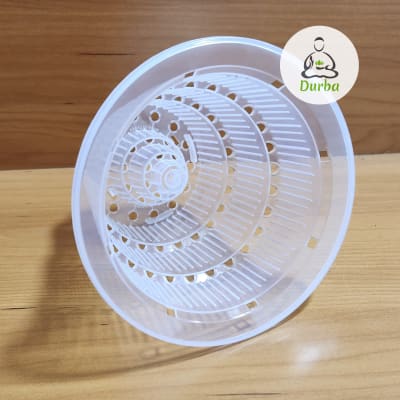 Maceta Transparente Orquídea con columna interior