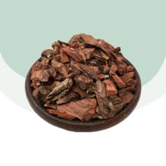 Corteza de pino en chips