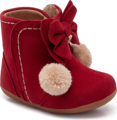 Bota Bebé Niña Roja Anatómica Miss 153