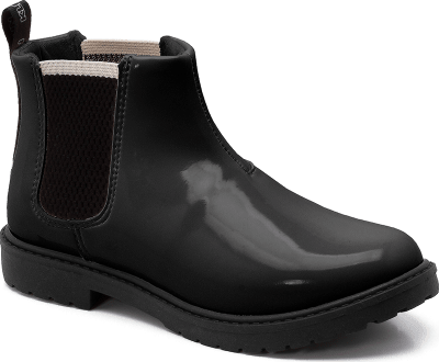 Botín Niña Negra Anatómica Rock 1541