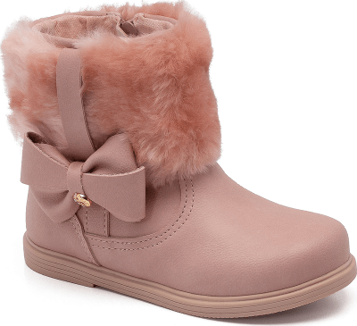 Botín Niña Anatómico Lazo Rosada Miss 168