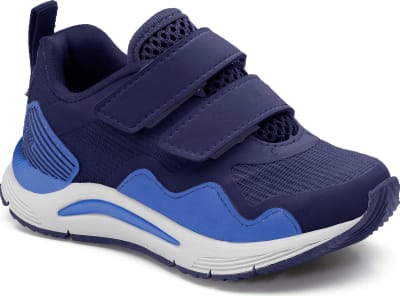 Zapatilla Sport- 199 Velcro Marino/Cyan1