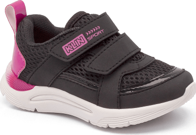 Zapatilla Negro/rosado New Sport 199