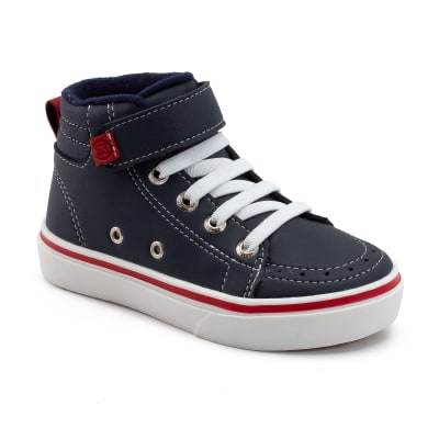 Zapatilla Freestyle- 260 Caña Marino/Rojo