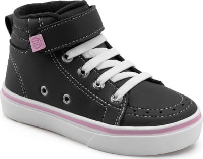 Zapatilla Freestyle- 260 Caña Negro/Rosado1