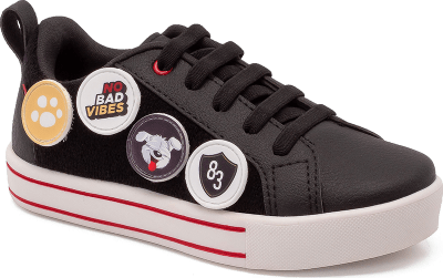 Zapatilla Mood Sticker Roja Mini Easy 2941