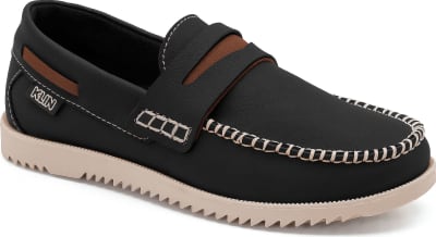Mocasín Sider- 296 Negro/Caramelo1