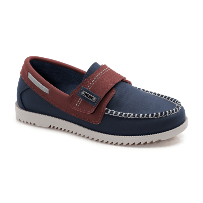 Mocasín Niño Azul/Rojo Sider Kids Klin