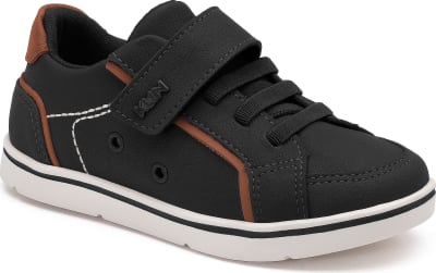 Zapato Flyer- 469 Velcro Negro/Caramelo1