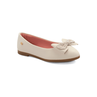 Ballerina Niña Crema Kids Flats Klin1
