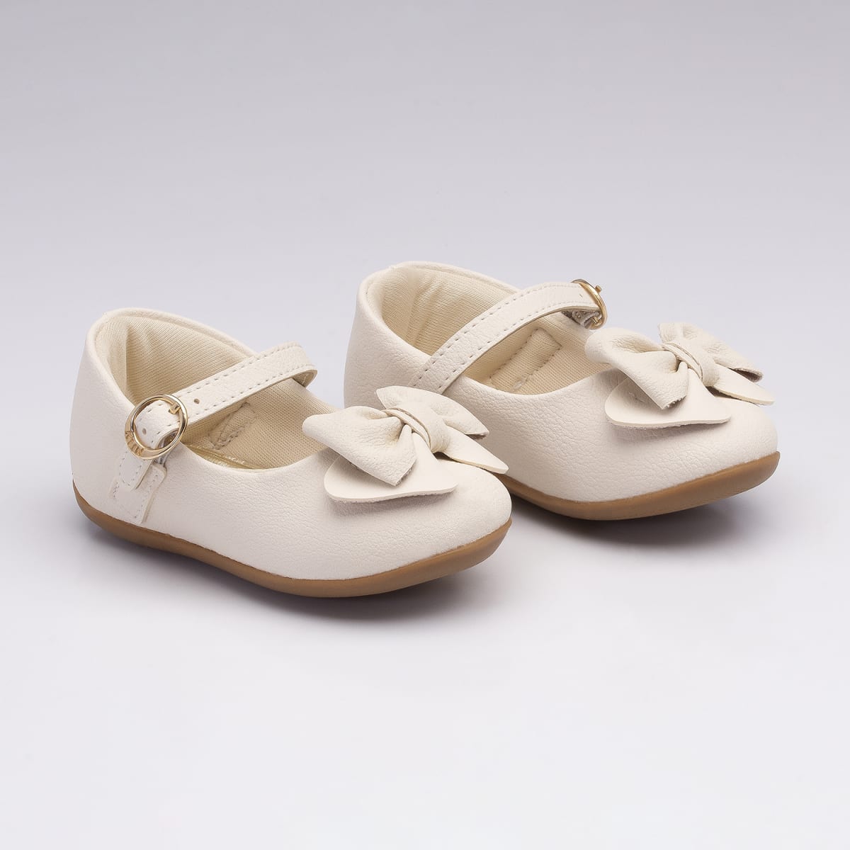 Ballerina Niña Anatómica Lazo Crema Princesa 1252