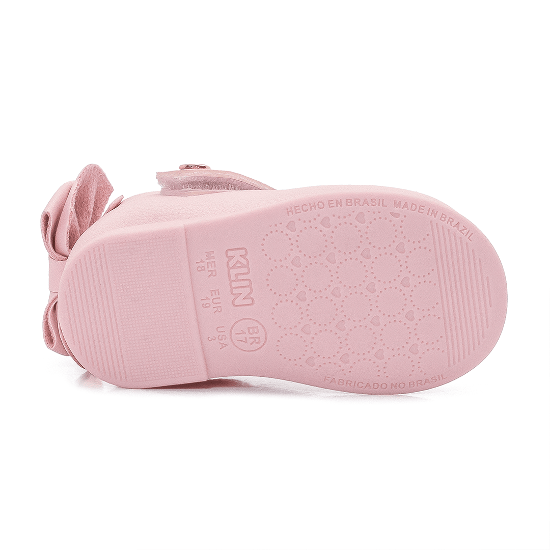 Ballerina Niña Rosa Claro Baby Flats Klin3