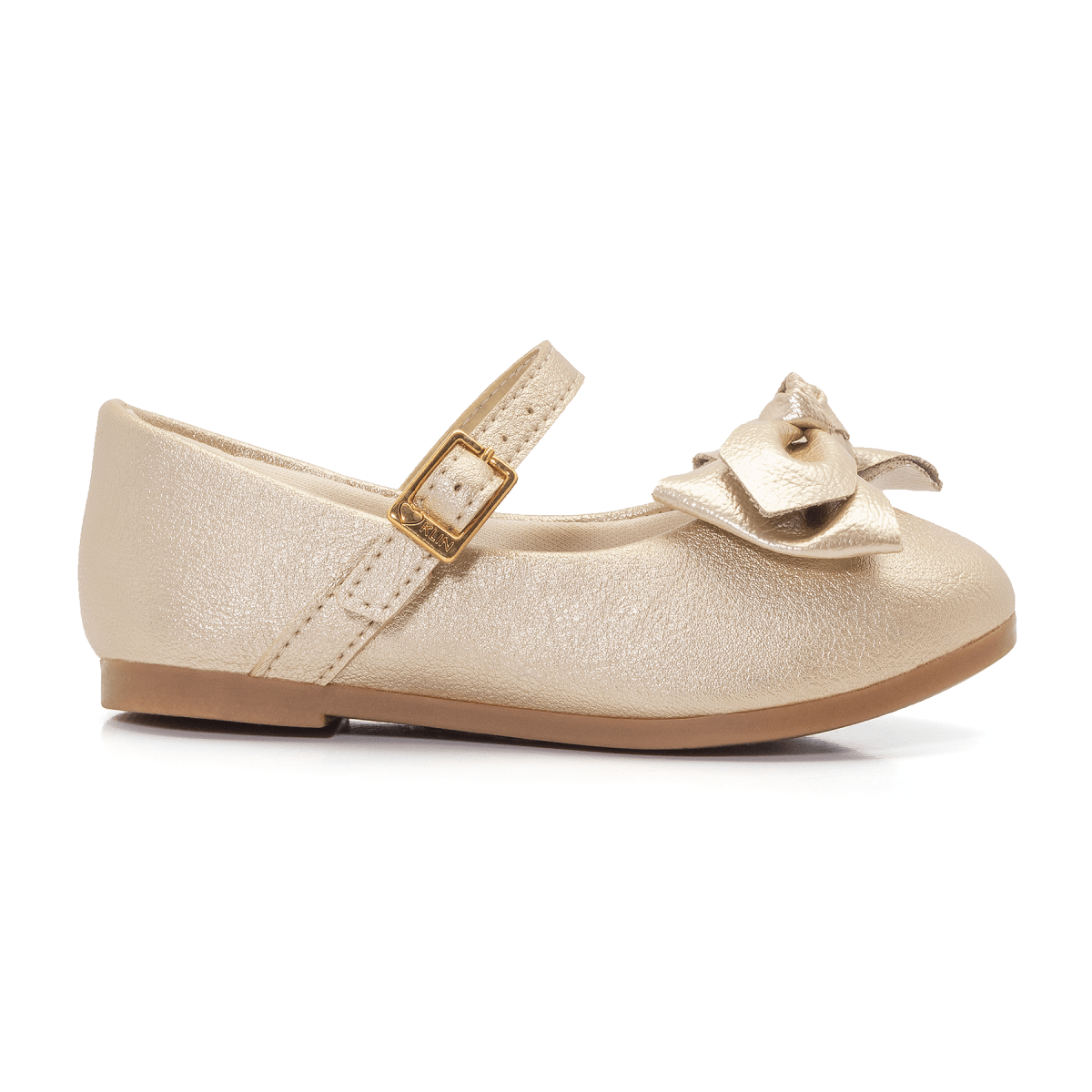 Ballerina Niña Dorada Mini Flats Klin2