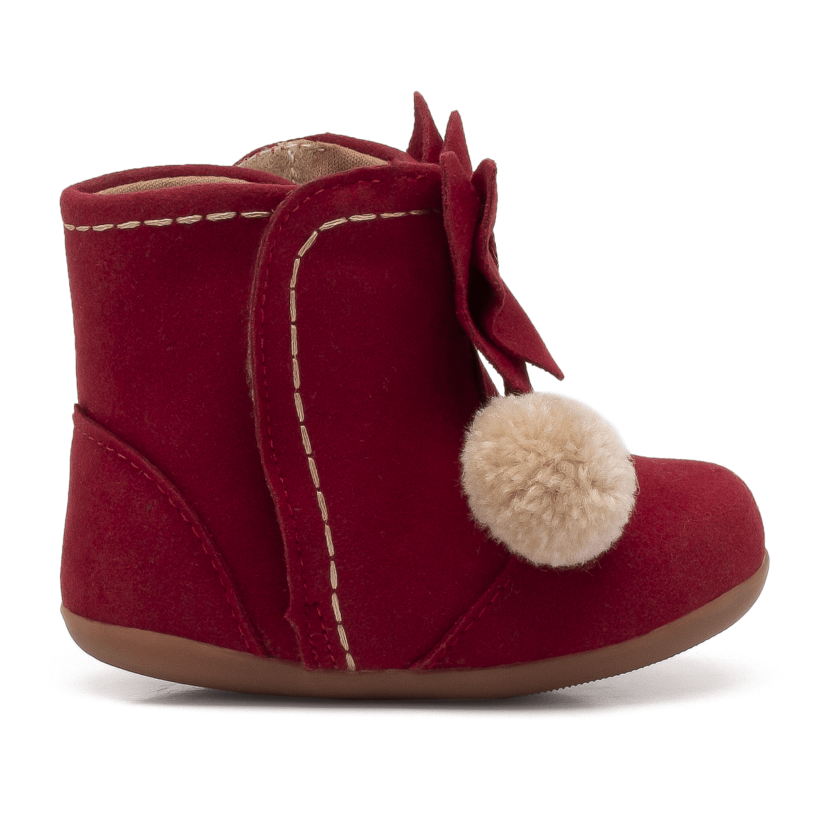 Bota Bebé Niña Roja Anatómica Miss 1532