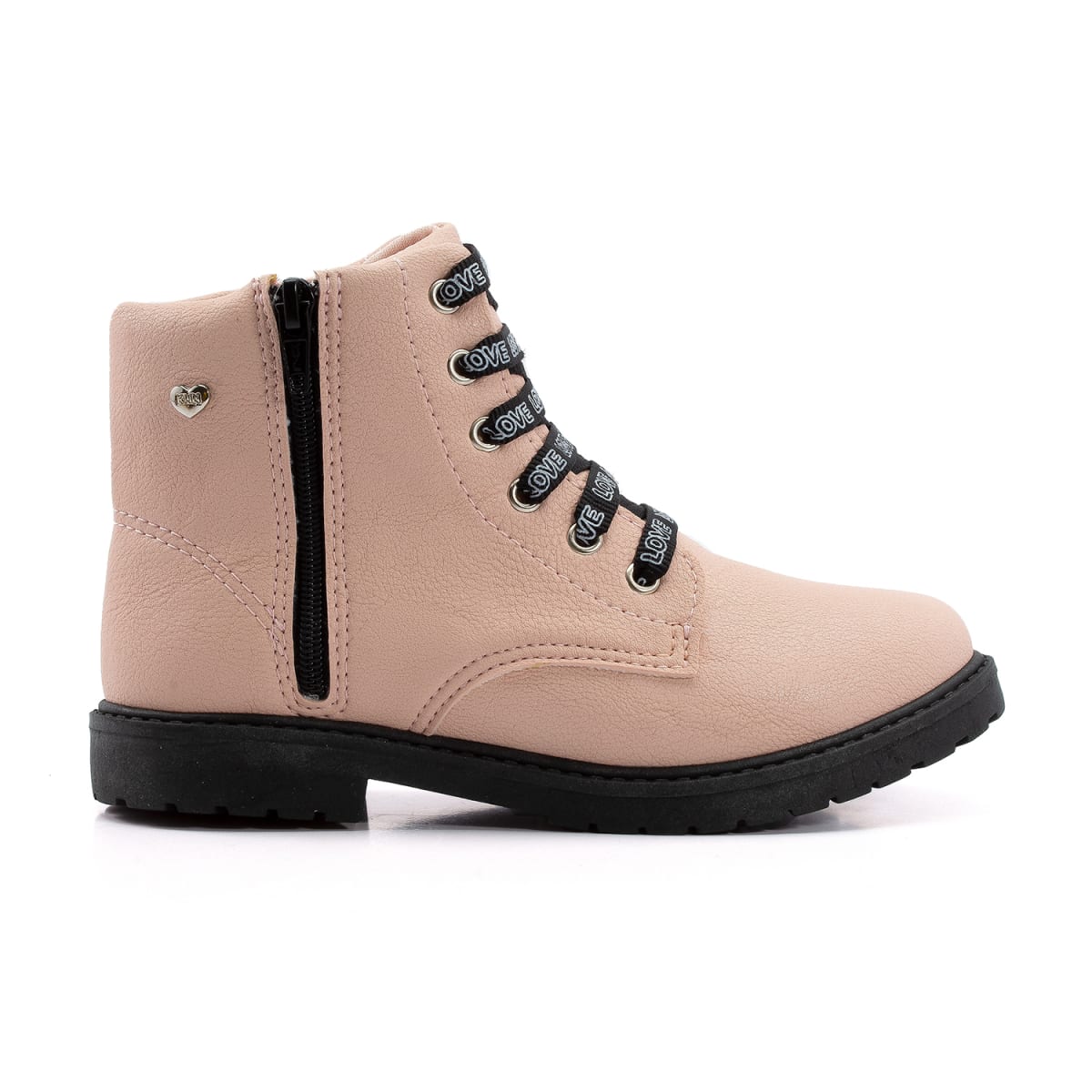 Bota Niña Anatómica Rosado/Negro Rock 1542