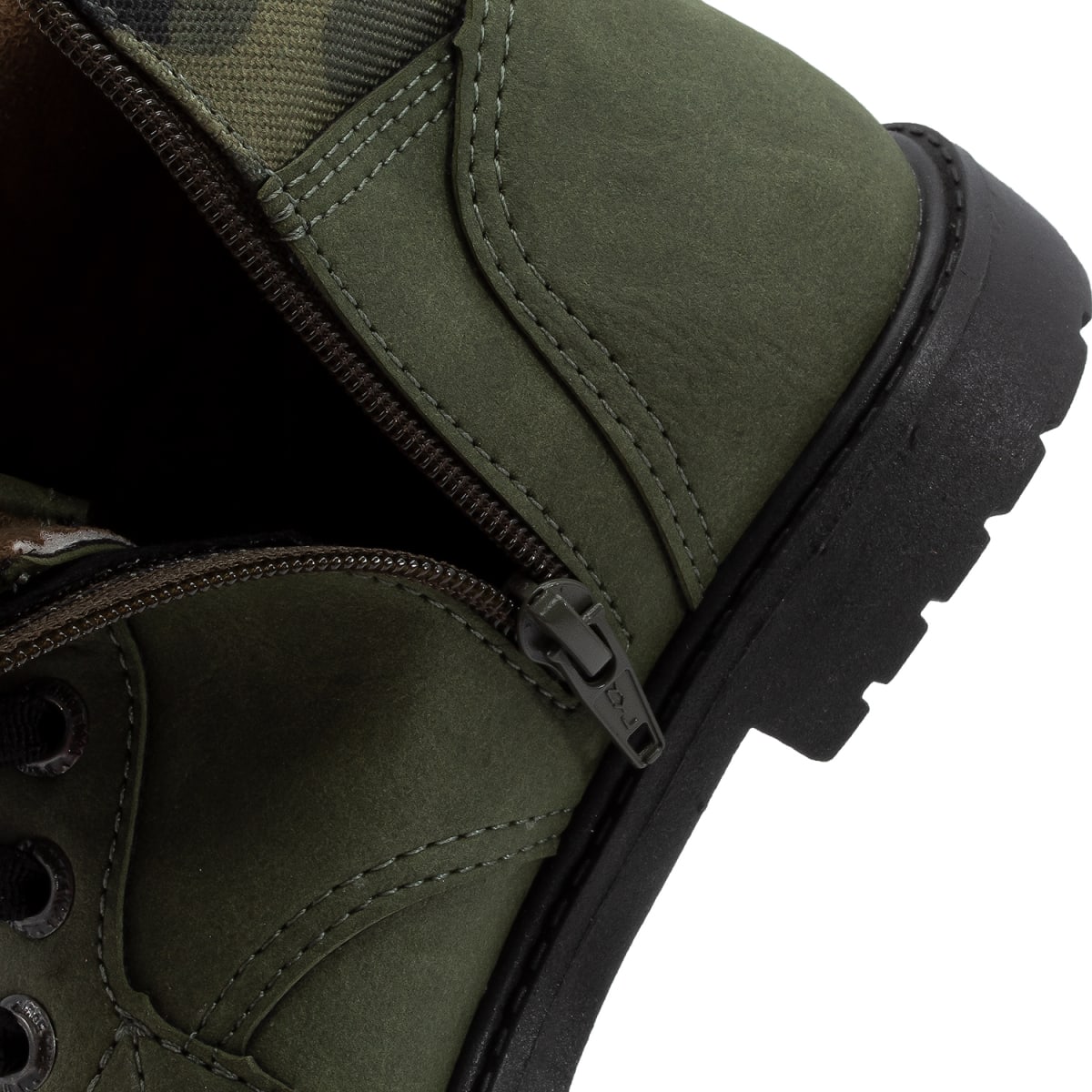 Bota Niño Anatómica Verde Camuflado Rock 1544