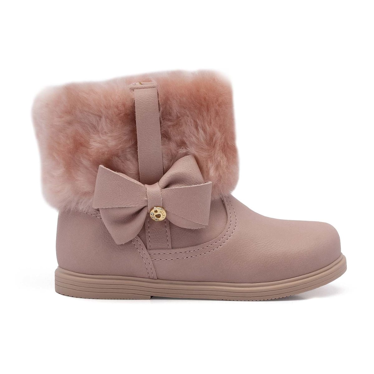 Botín Niña Anatómico Lazo Rosada Miss 1682