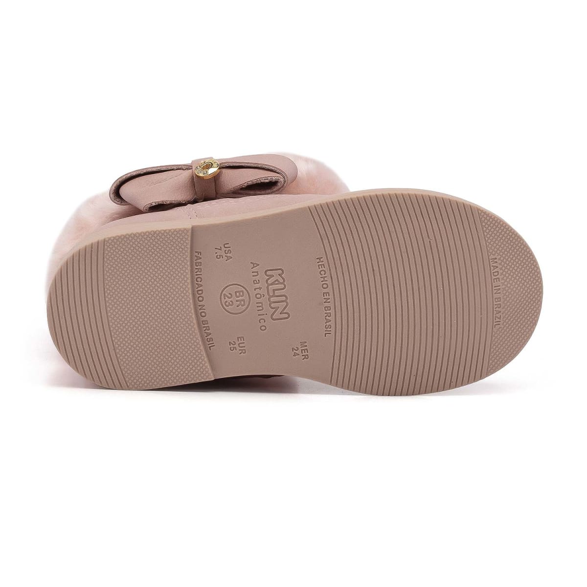 Botín Niña Anatómico Lazo Rosada Miss 1684