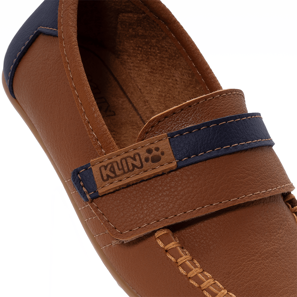 Mocasín Niño Caramelo Velcro Mini Curumin Klin3