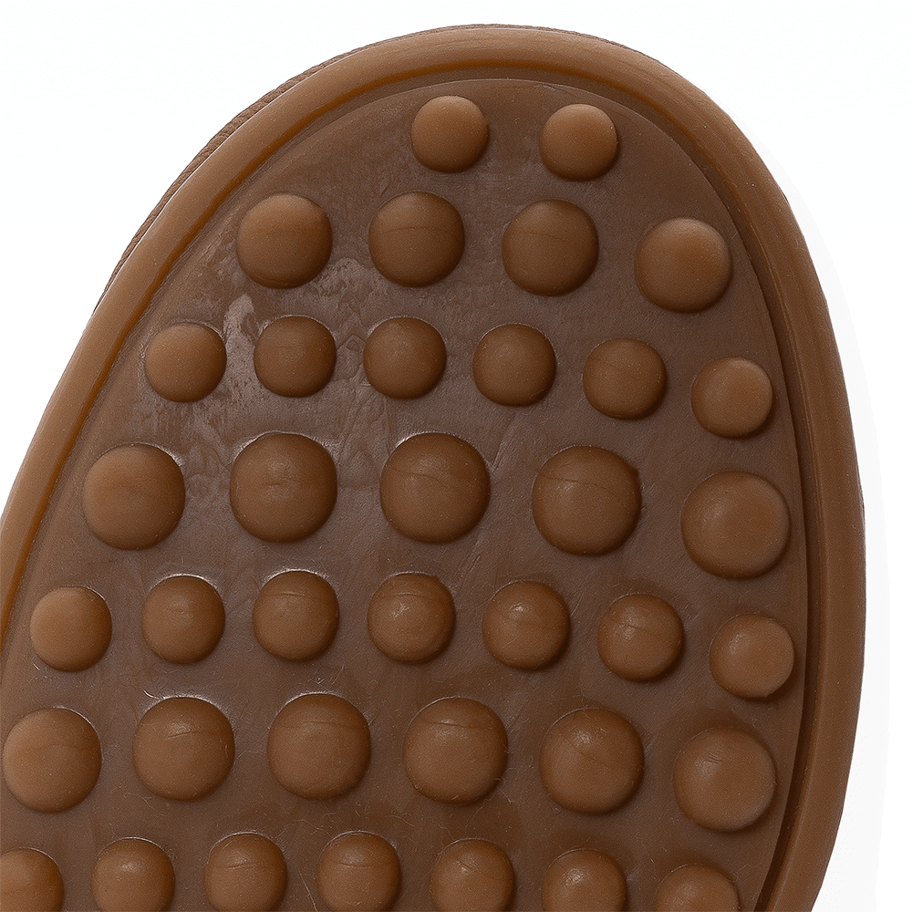 Mocasín Niño Caramelo Velcro Mini Curumin Klin5