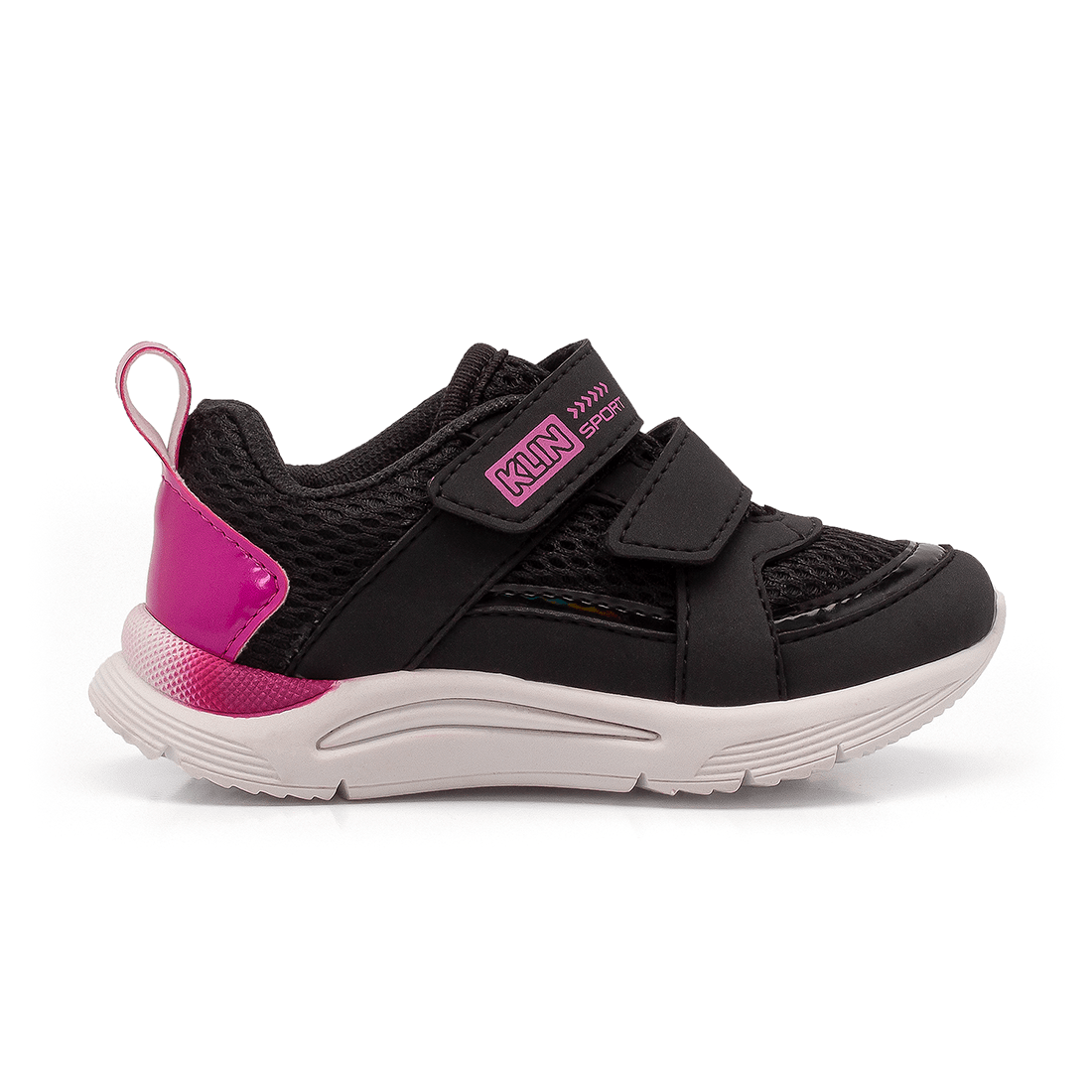 Zapatilla Negro/rosado New Sport 1992