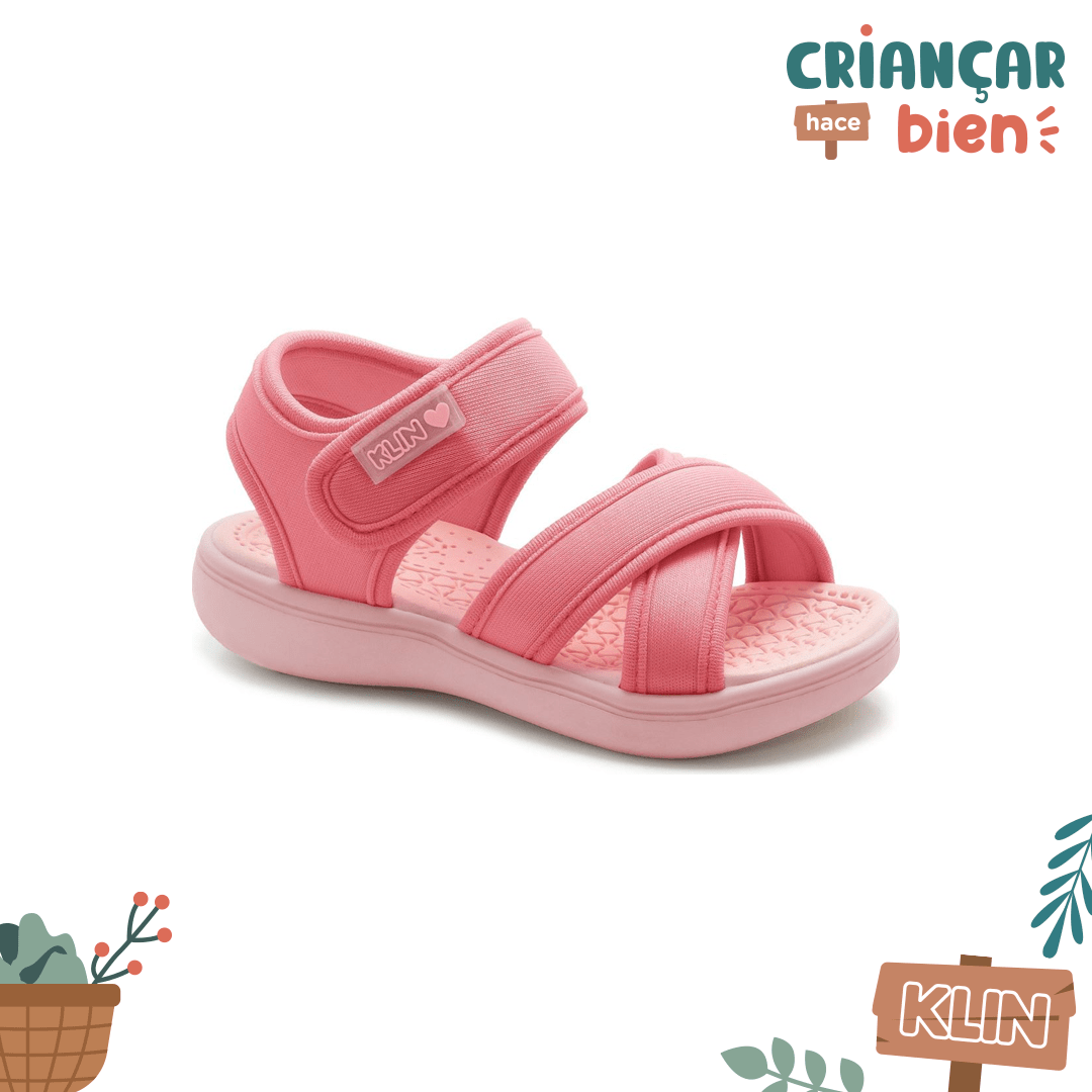Sandalia Niña Rosada Jujuba Kids Klin1