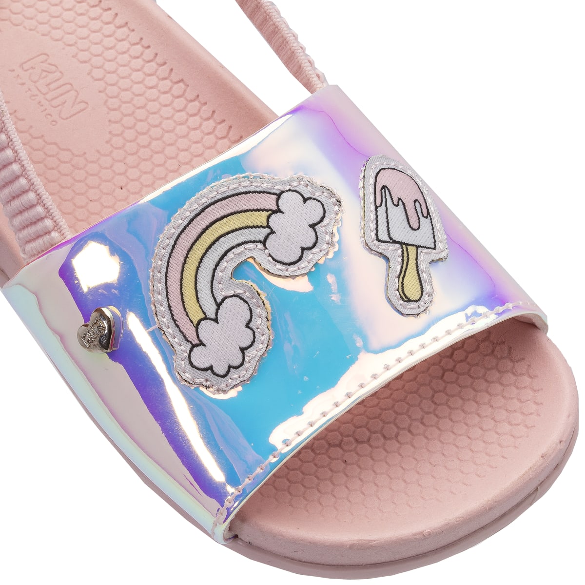 Sandalia Summer- 207 Holográfico/Rosa Claro3