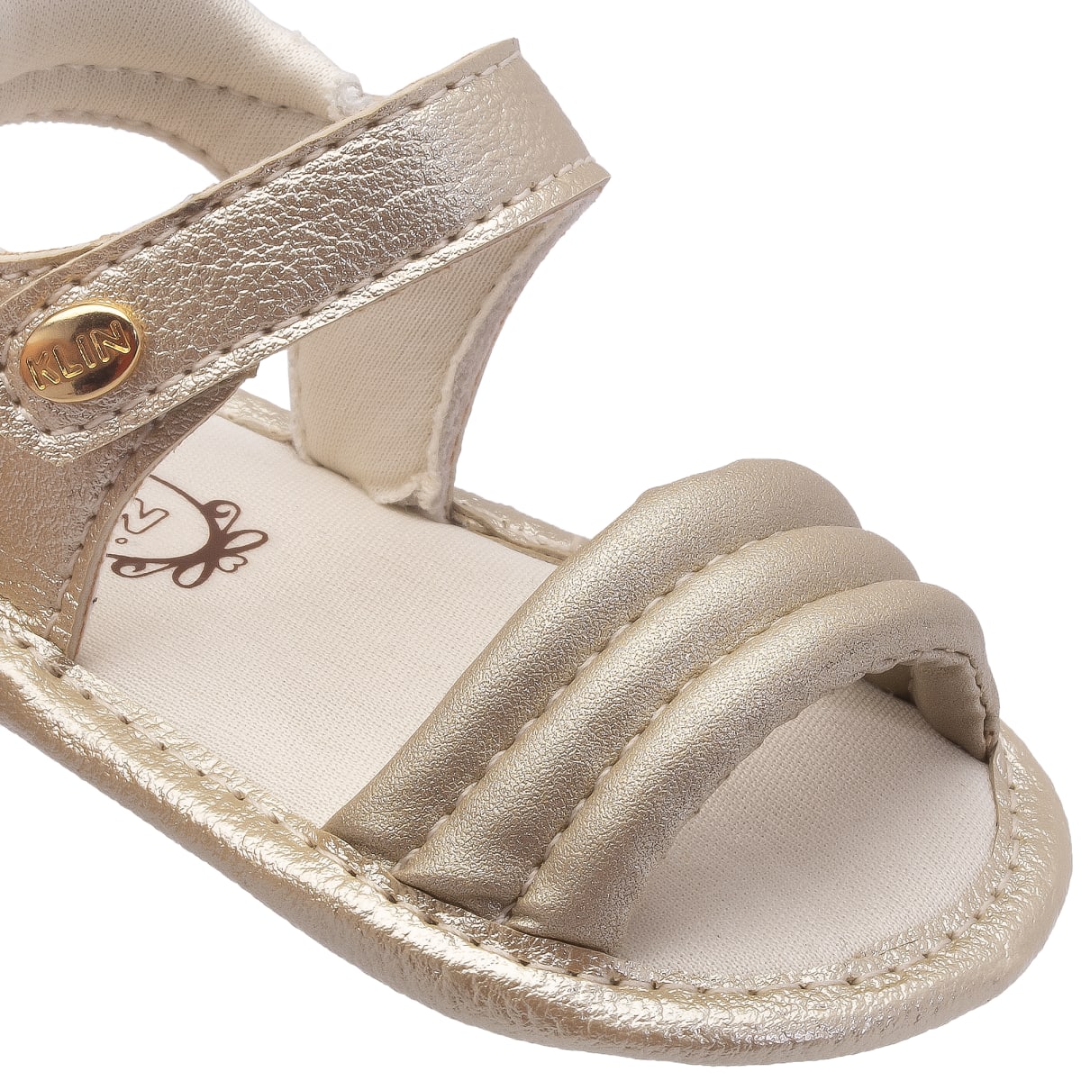 Sandalia Dorada Niña Rn 2083