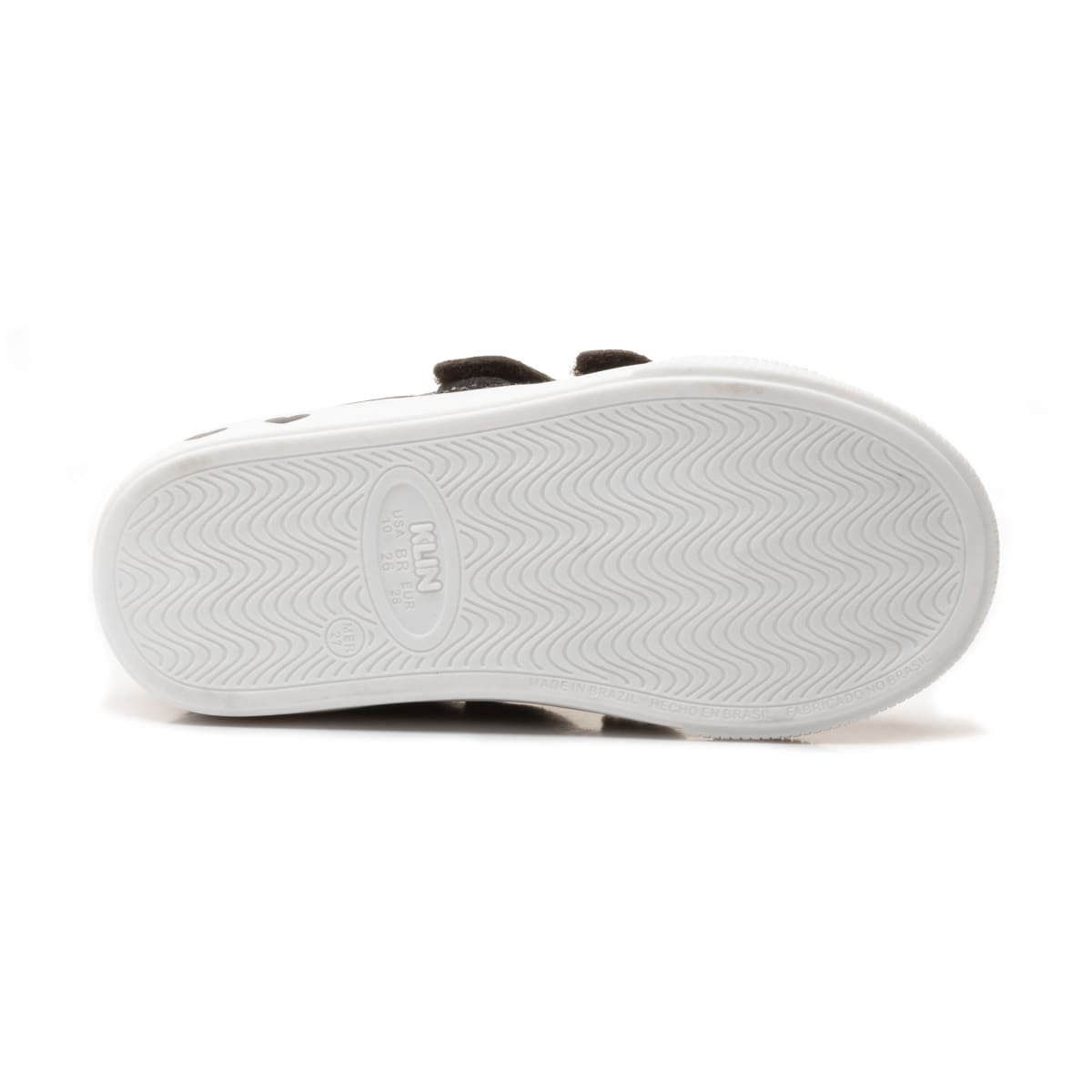 Zapatilla Negra Velcro Mini Moon 2254