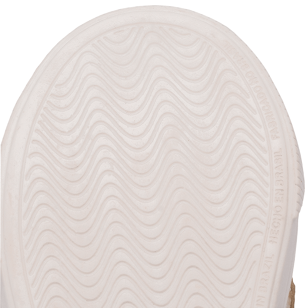 Zapatilla Blanca/Dorada Velcro Mini Moon 2255