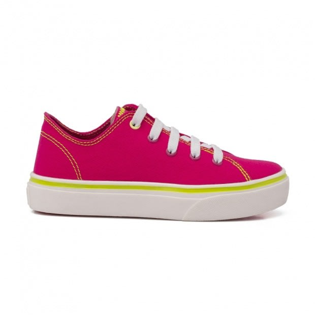 Zapatilla Rosa/Verde Flúor Mini Freestyle 2602