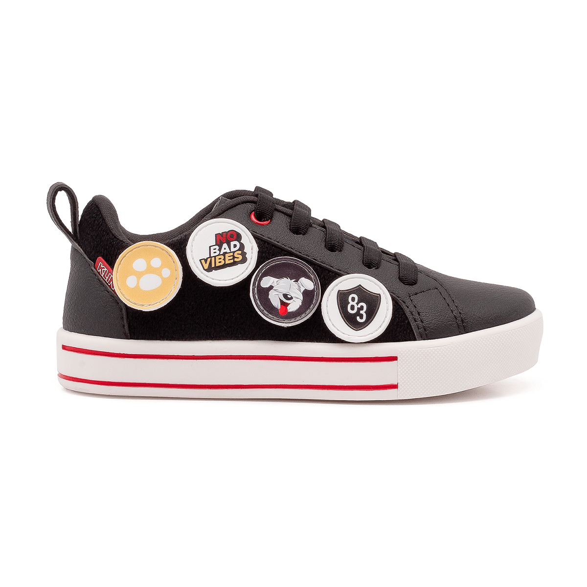 Zapatilla Mood Sticker Roja Mini Easy 2942