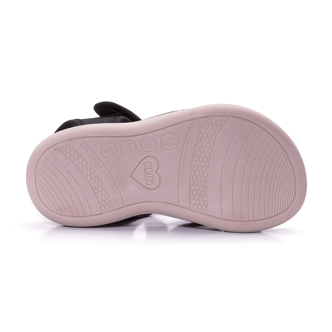 Sandalia Niña Negra Jujuba Kids Klin4