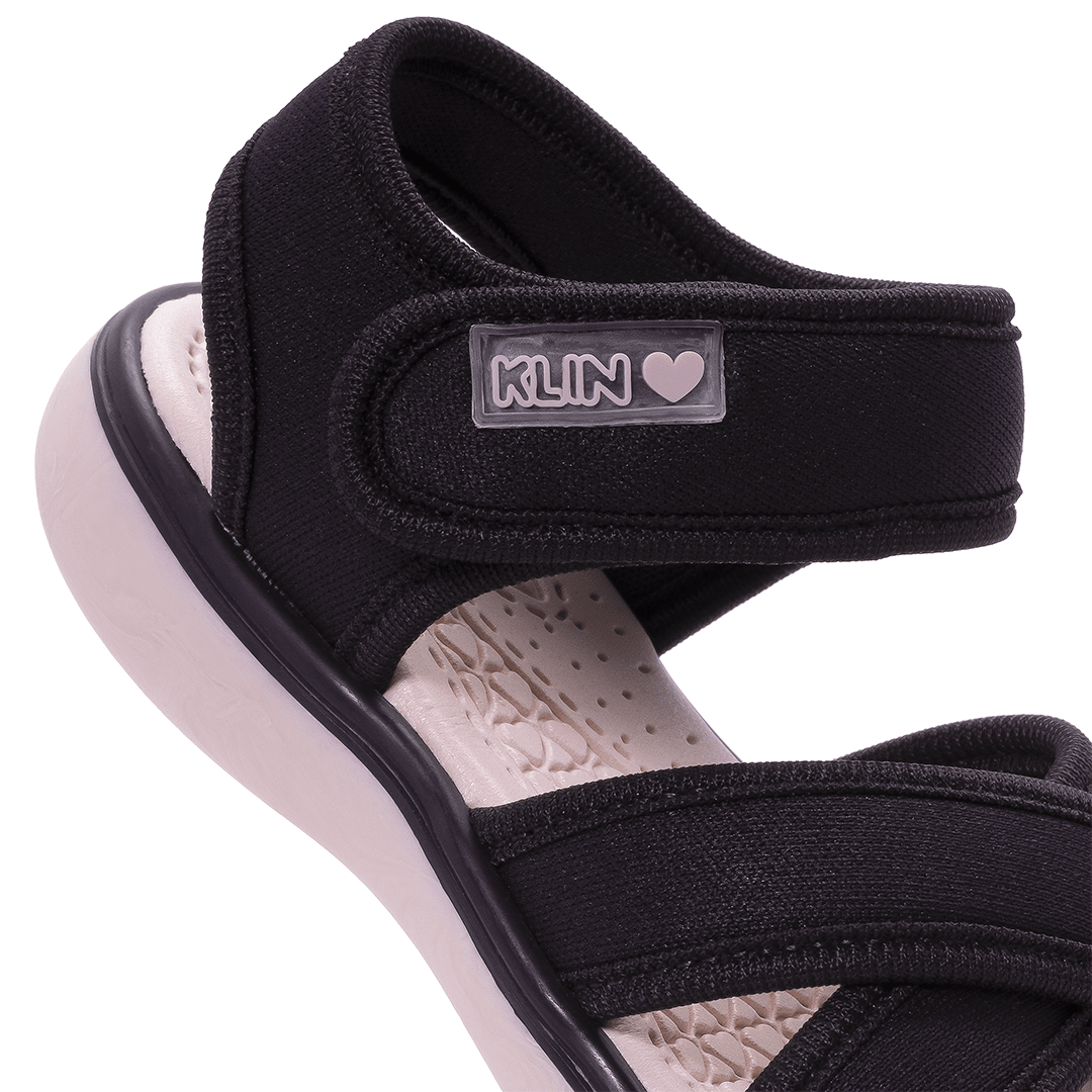 Sandalia Niña Negra Jujuba Kids Klin3