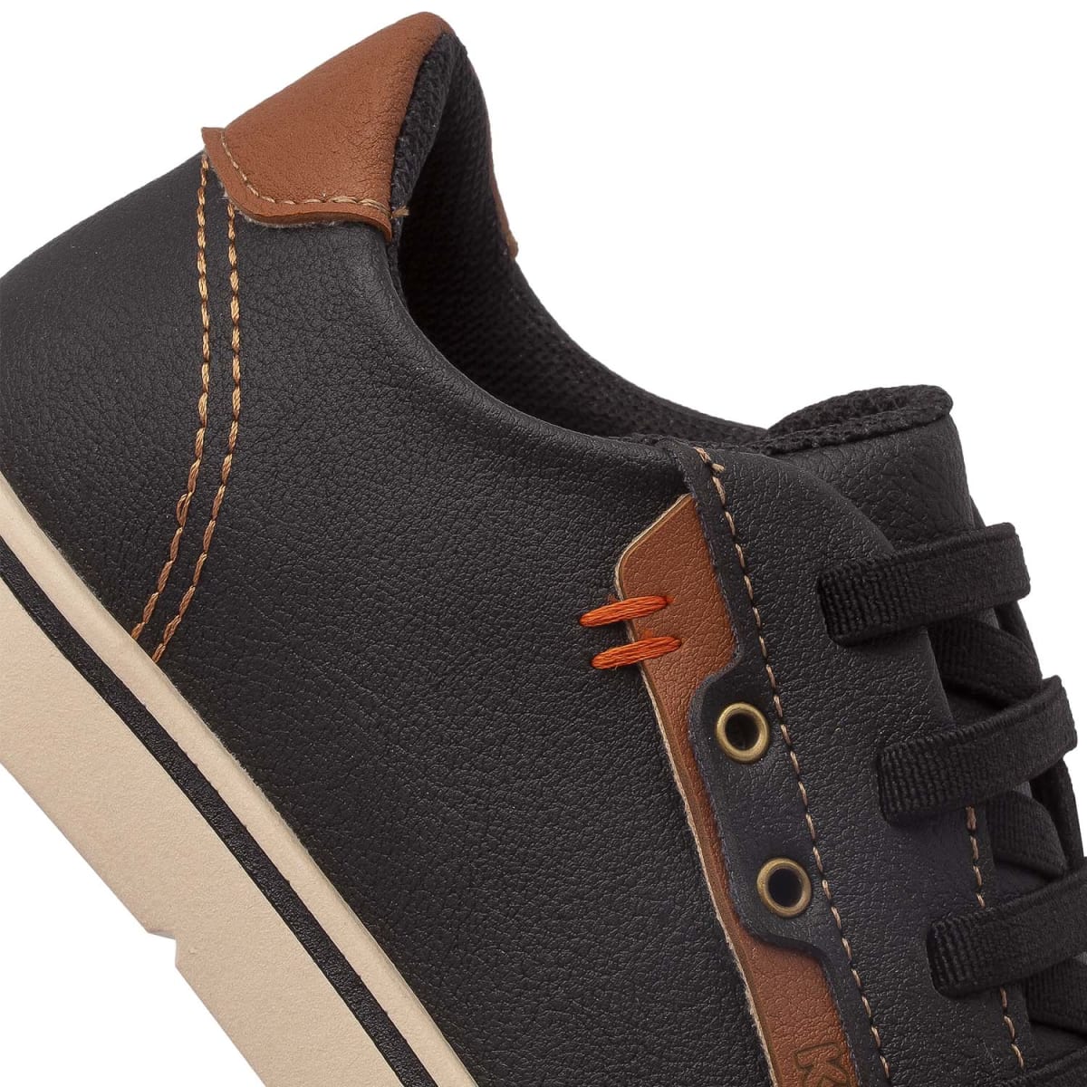 Zapatilla Negra/Caramelo Kids Flyer 4693