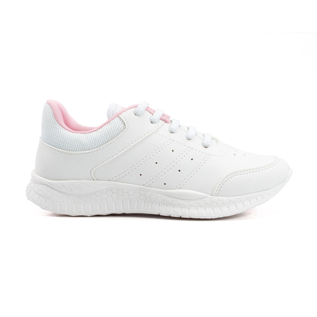 Zapatilla Blanca/Rosada Kids New Sport 4802
