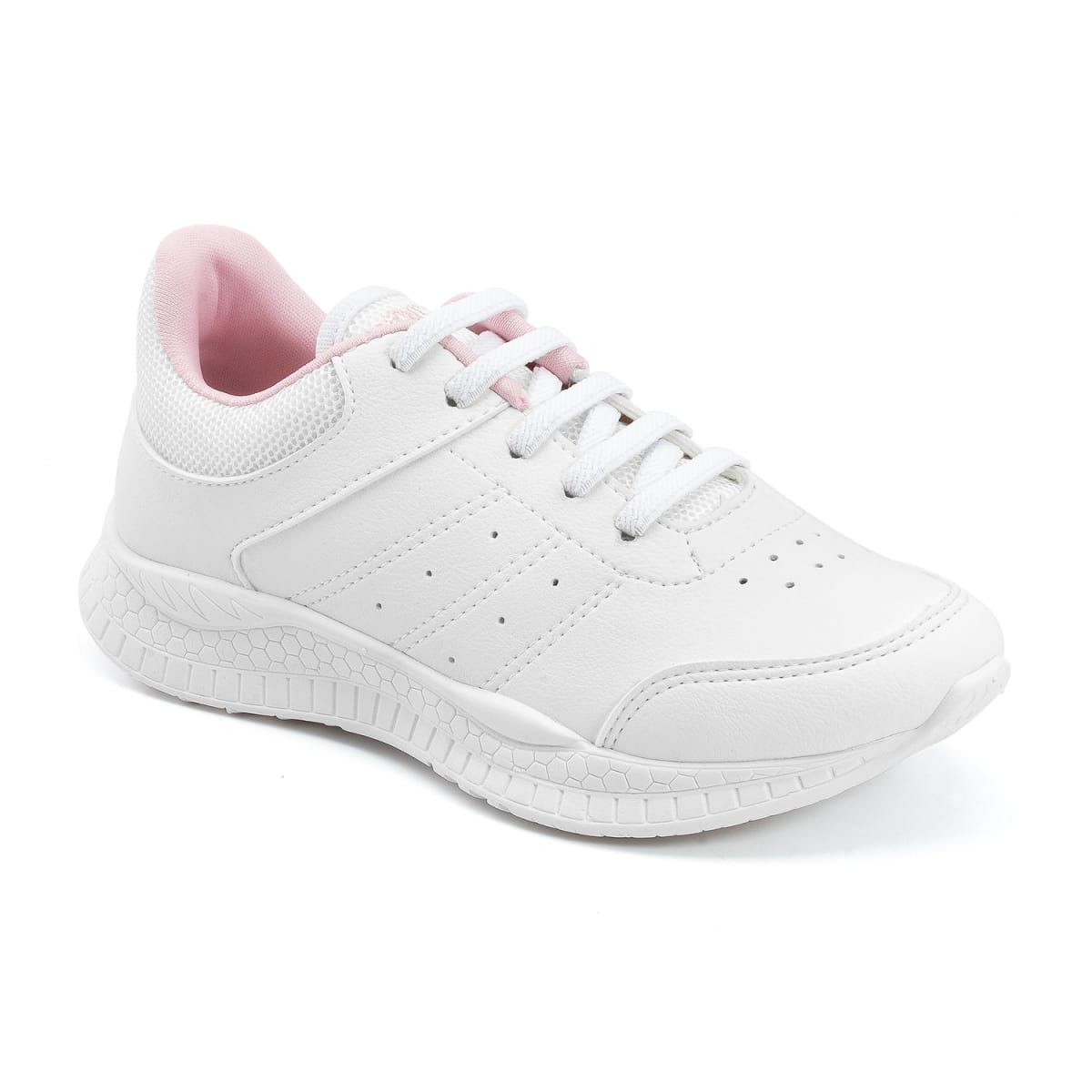 Zapatilla Blanca/Rosada Kids New Sport 480 0