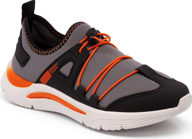 Zapatilla Negro/Naranja Kids New Sport 480 0