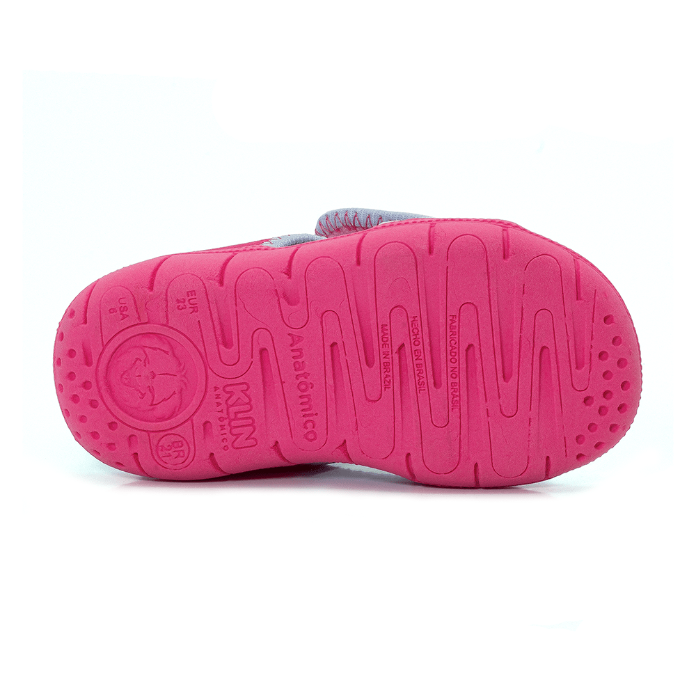 Sandalia Niña Rosada Tic tac Mini Klin4