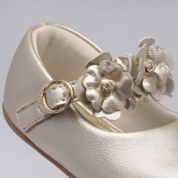 Ballerina Niña Anatómica Flor Dorada Princesa 1253