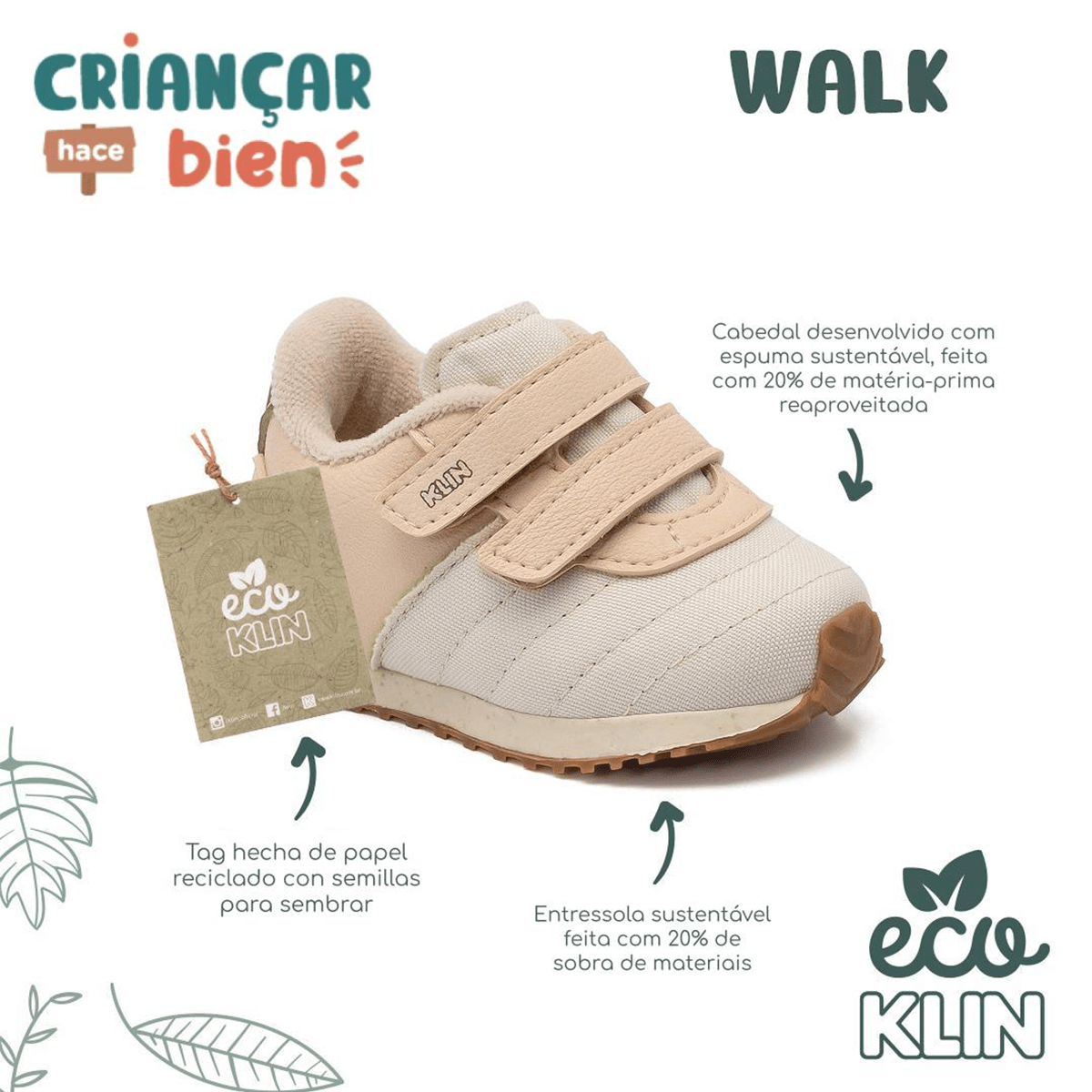 Zapatilla Eco Baby Walk 4536