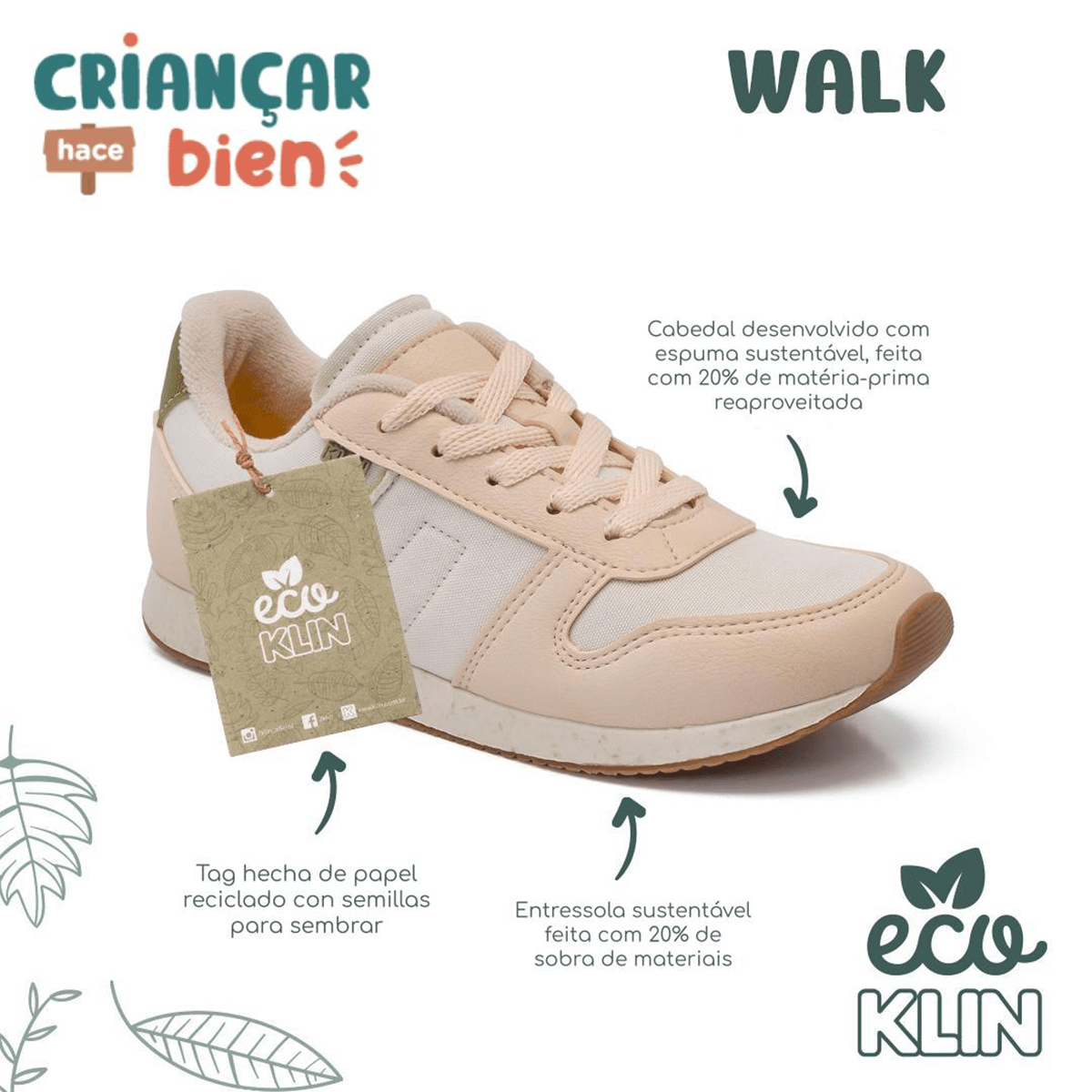 Zapatilla Eco Kids Walk 1785