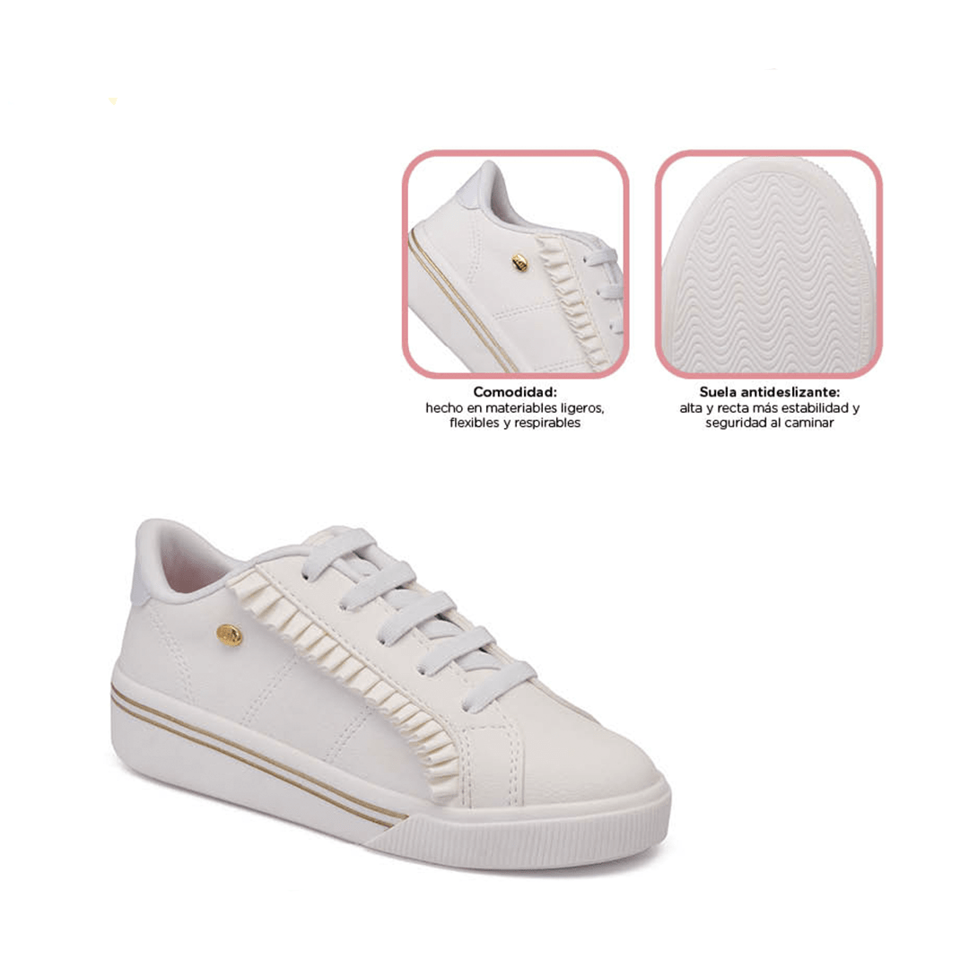 Zapatilla Moon- 226 Volados Blanco5