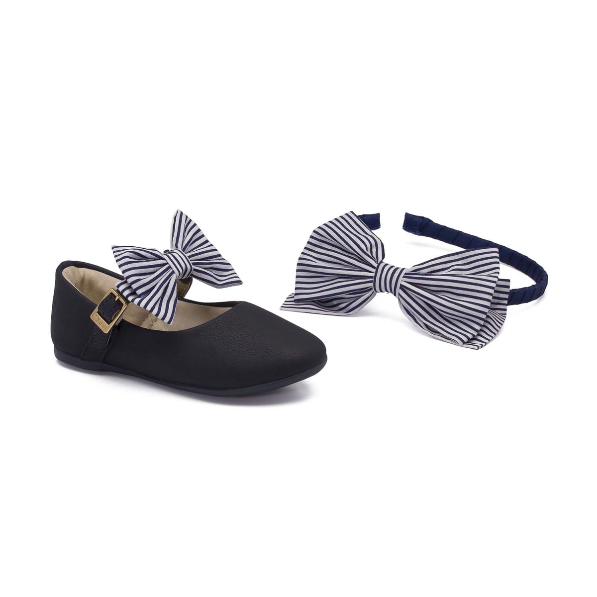 Ballerina Princesa- 152 Azul Marinho/Blanco/Dorado5