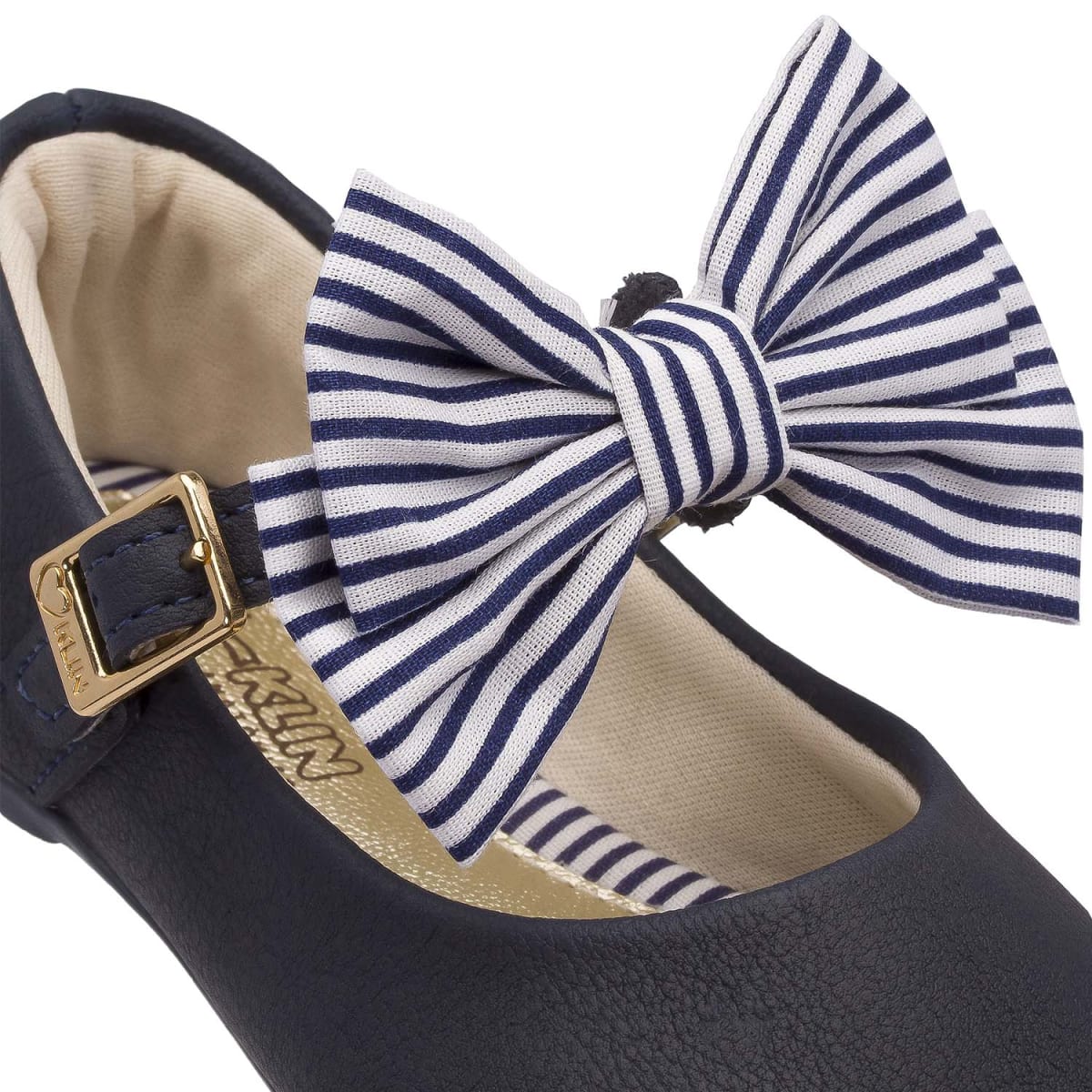 Ballerina Princesa- 152 Azul Marinho/Blanco/Dorado3